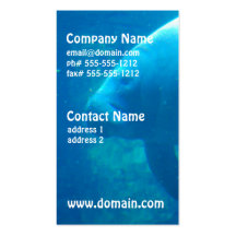Manatee Underwater Business Cards
