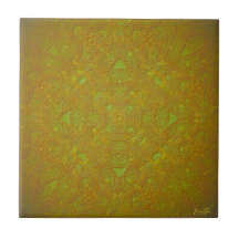 Mandala Citrus Tile