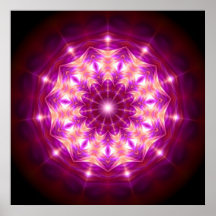 Mandala Synchronicity Poster
