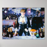 Manet Bar at the Folies Bergere Poster