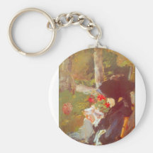 Manet's Mother by Edouard Manet Key Chain