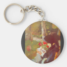Manet's Mother by Edouard Manet Keychains