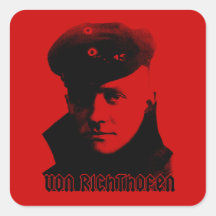 Manfred Von Richthofen Square Stickers