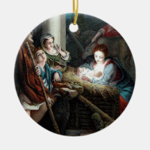 Manger Scene / Belén Christmas Ornaments