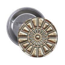 Manhole Cover Pinback Button
