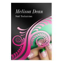 Manicure Pedicure Salon Technician Business Card