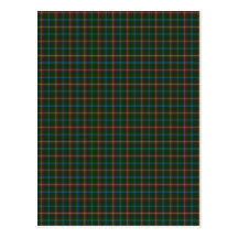 Manitoba tartan postcard