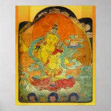 Manjushri, Bodhisattva of Wisdom Posters
