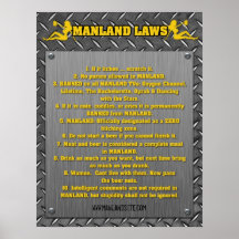 MANLAND LAWS Framed Print