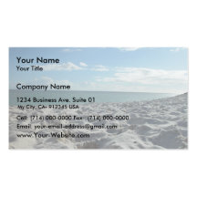 Many Footprints At Wanneroo Beach Business Cards