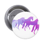 Many Horses (purples) Pinback Buttons