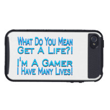 Many Lives Gamer iPhone 4/4S Covers