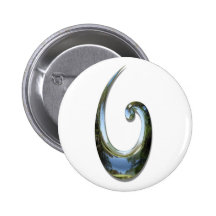 Maori Fish Hook - Chrome Pin