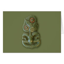 Maori Hei-Tiki Card