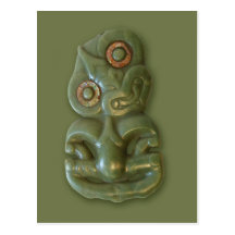 Maori Hei-Tiki Postcard