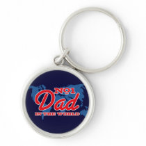 Map Number 1 Dad keychains