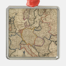 Map of Europe Ornaments
