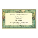 Map of the World Business Card Templates