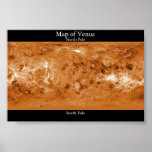 Map of Venus Print