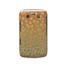Maple Leaf Pattern Blackberry Bold Case