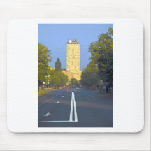 Marble Building Exterior Mouse Pads