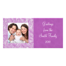 Marble Personalized Photo Card
