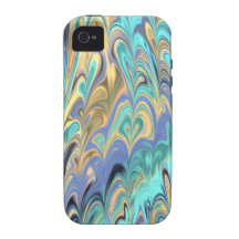 marbled paper pattern Vibe iPhone 4 Case