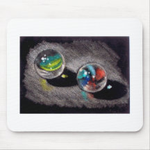 MARBLES IN COLOR PENCIL MOUSE MAT