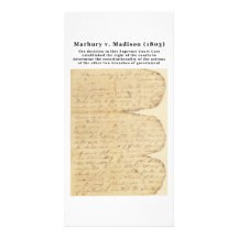 Marbury v. Madison, 5 U.S. 137 (1803) Custom Photo Card