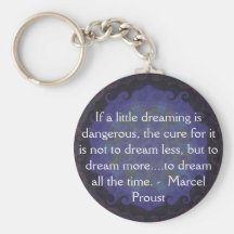 Marcel Proust quote about dreamers and dreaming Key Chain