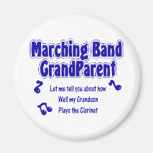 Marching Band Grandparent/ Clarinet Magnet
