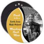 Marching Band Mum buttons