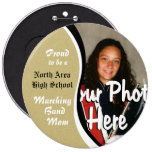Marching Band Mum Gold buttons