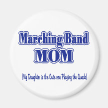 Marching Band Mum/ Quads Refrigerator Magnet