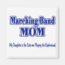 Marching Band Mum Refrigerator Magnet