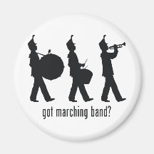 Marching Band Refrigerator Magnets