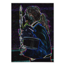 Marching Clarinetist Photo Print
