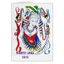 Mardi Gras 2010 Greeting Cards