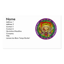 Mardi Gras 2011 Joker-V-3 Business Card