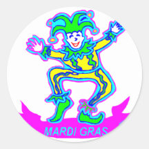 Mardi Gras 2 Sticker