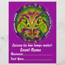 Mardi Gras 8.5" x 11" Please View Notes Flyer