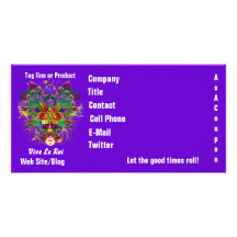 Mardi Gras Business Theme Hz Please View Notes Photo Card