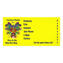 Mardi Gras Business Theme Hz Please View Notes Photo Card Template
