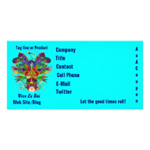 Mardi Gras Business Theme Hz Please View Notes Photo Card Template