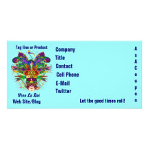 Mardi Gras Business Theme Hz Please View Notes Customised Photo Card