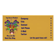 Mardi Gras Business Theme Hz Please View Notes Customized Photo Card