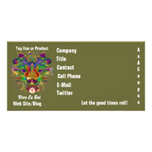 Mardi Gras Business Theme Hz Please View Notes Picture Card
