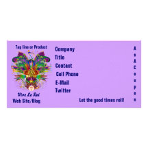 Mardi Gras Business Theme Hz Please View Notes Customised Photo Card