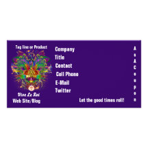 Mardi Gras Business Theme Hz Please View Notes Photo Card Template