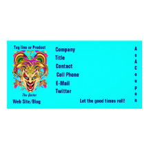 Mardi Gras Business Theme Hz Please View Notes Photo Card